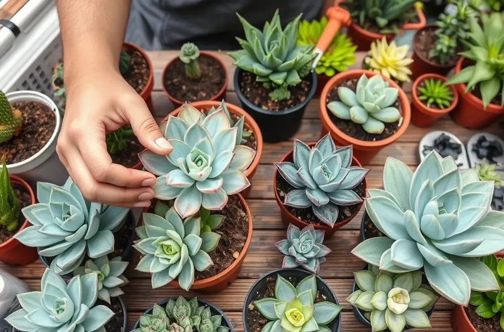 Cuidados essenciais para cultivar Echeveria lauii