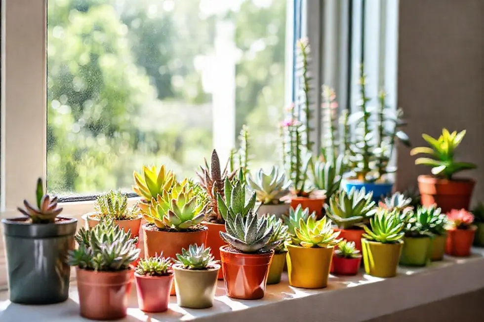 Decoração com suculentas